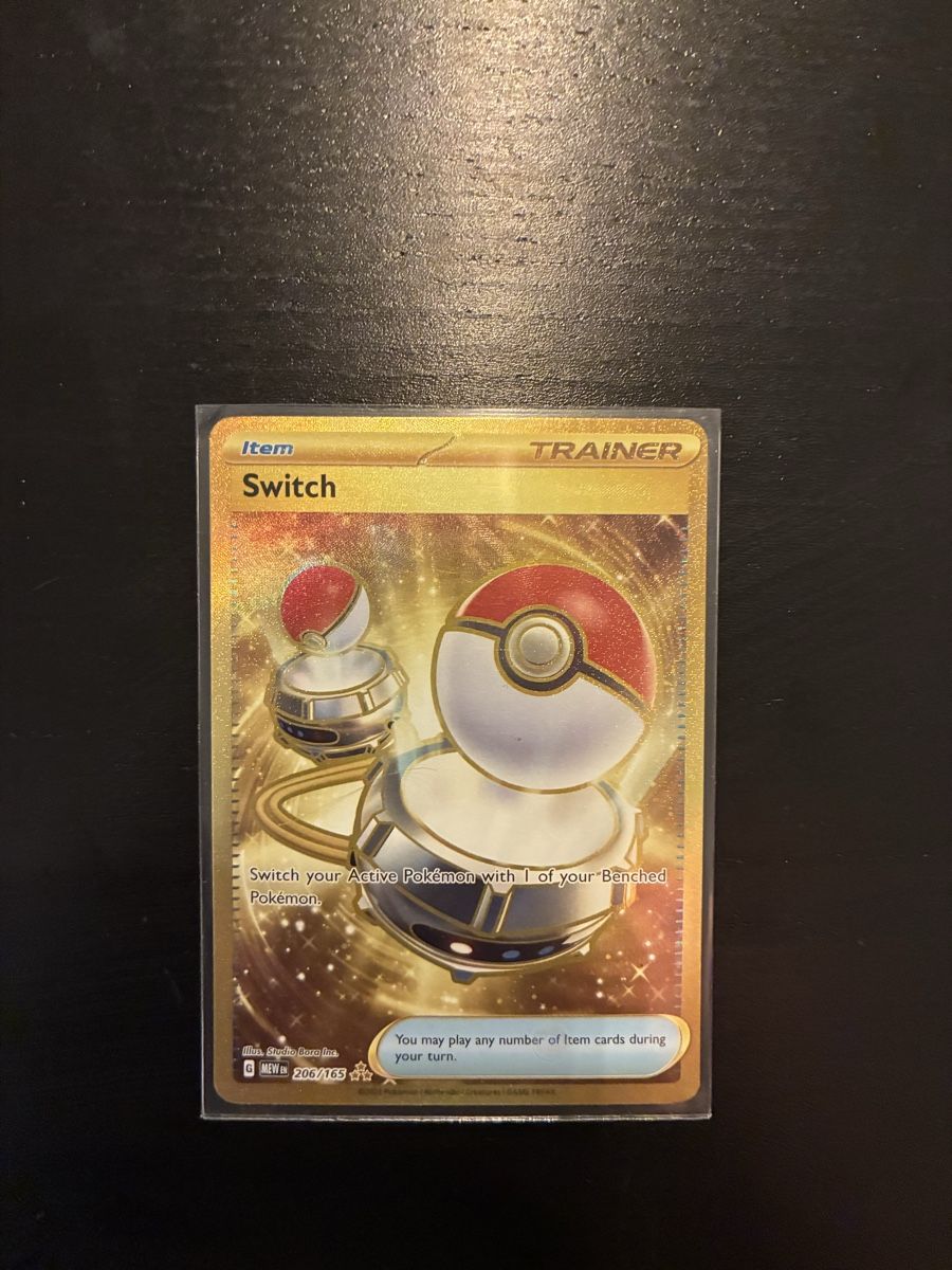 Pokémon Carte collezionabili: Pokemon Karte Switch Trainer Gold MEW 151 – Nuovo (secondo la descrizione) da Schlieren venduto da mutschellen8
