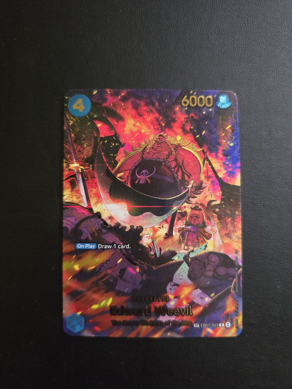 Bandai Carte collezionabili: Carte One Piece Edward Weevil SP état neuf – Nuovo (secondo la descrizione) da Cointrin venduto da PokeAku