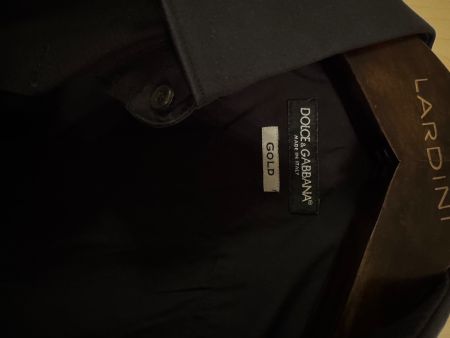 Dolce & Gabbana Gold-Fit-Hemd aus Baumwolle