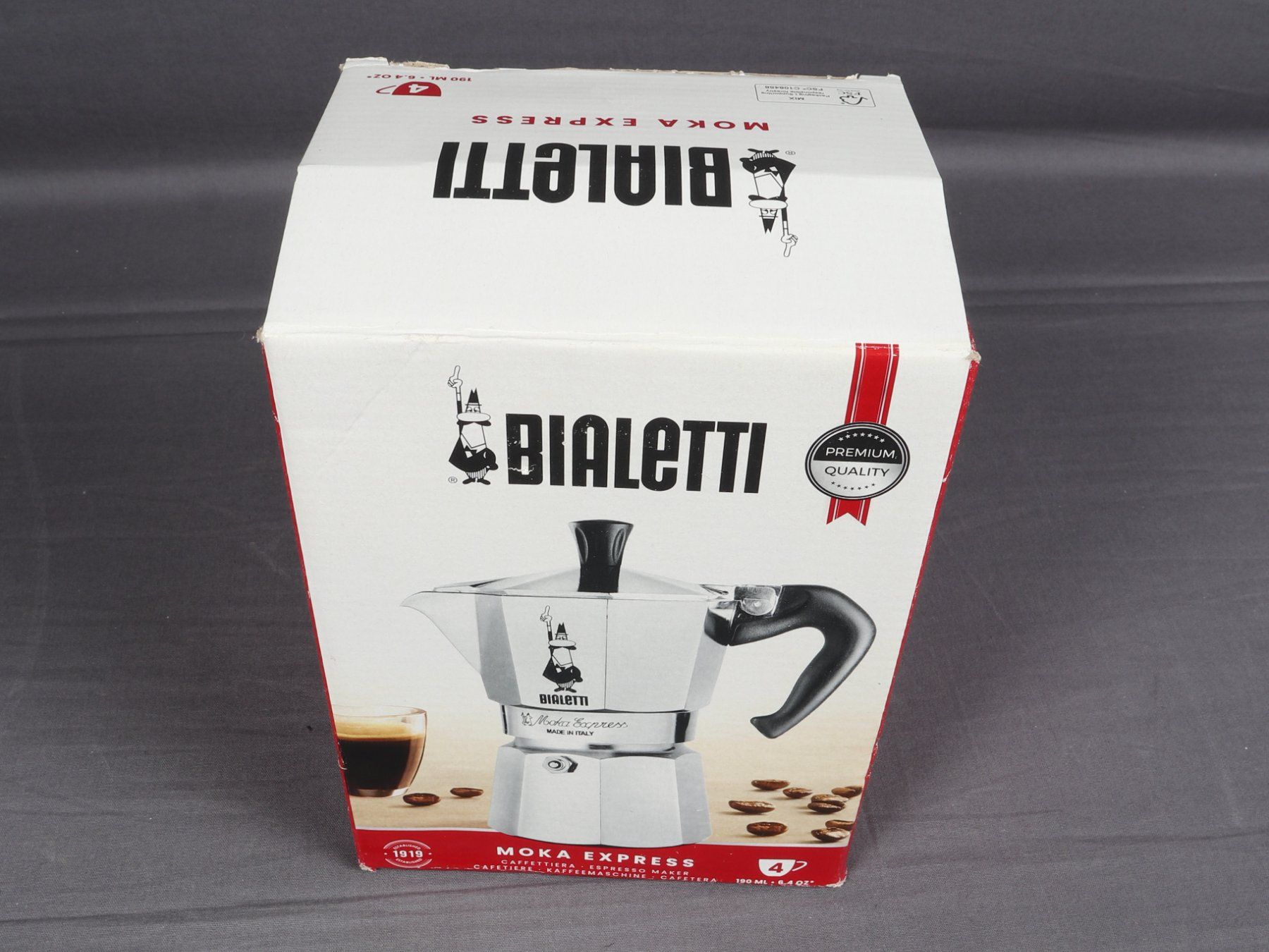 Bialetti Macchine per caffè & Macchine per espresso: BIALETTI Moka Express 190ml – Nuovo (secondo la descrizione) da Steinen venduto da Restwert_Steinen 8