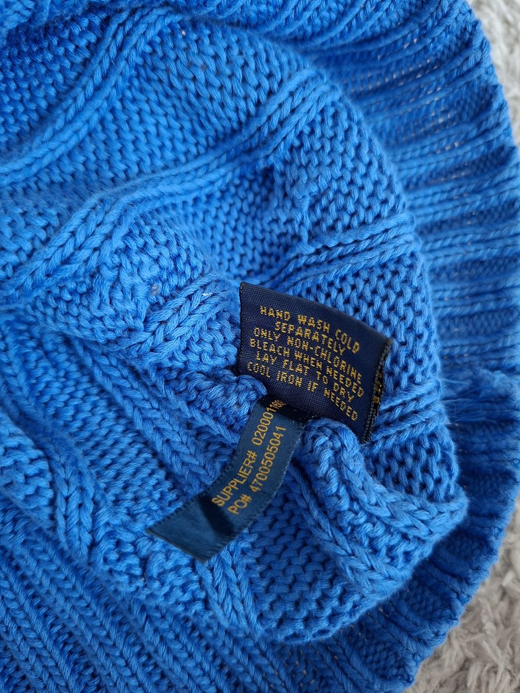 Ralph Lauren Maglioni & Felpe: Pull tPolo Ralph Lauren torsadé bleu taille M – Usato da Renens VD venduto da ser_j2fn 3
