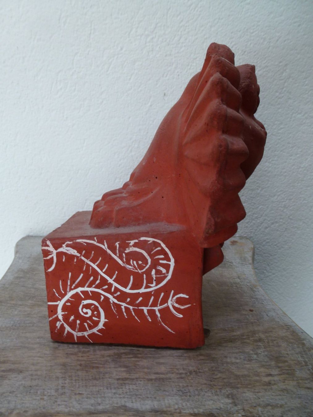 Skulpturen & Statuen: ROTE EULE HIBOU GUFO  / BRUNO WEBER 1931-2011 – Gebraucht aus Esslingen von eintagammeer 1