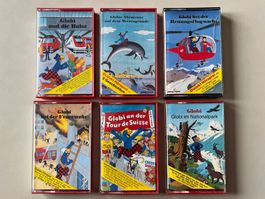 Sechs Globi Kassetten Dialekt-Hörspiele