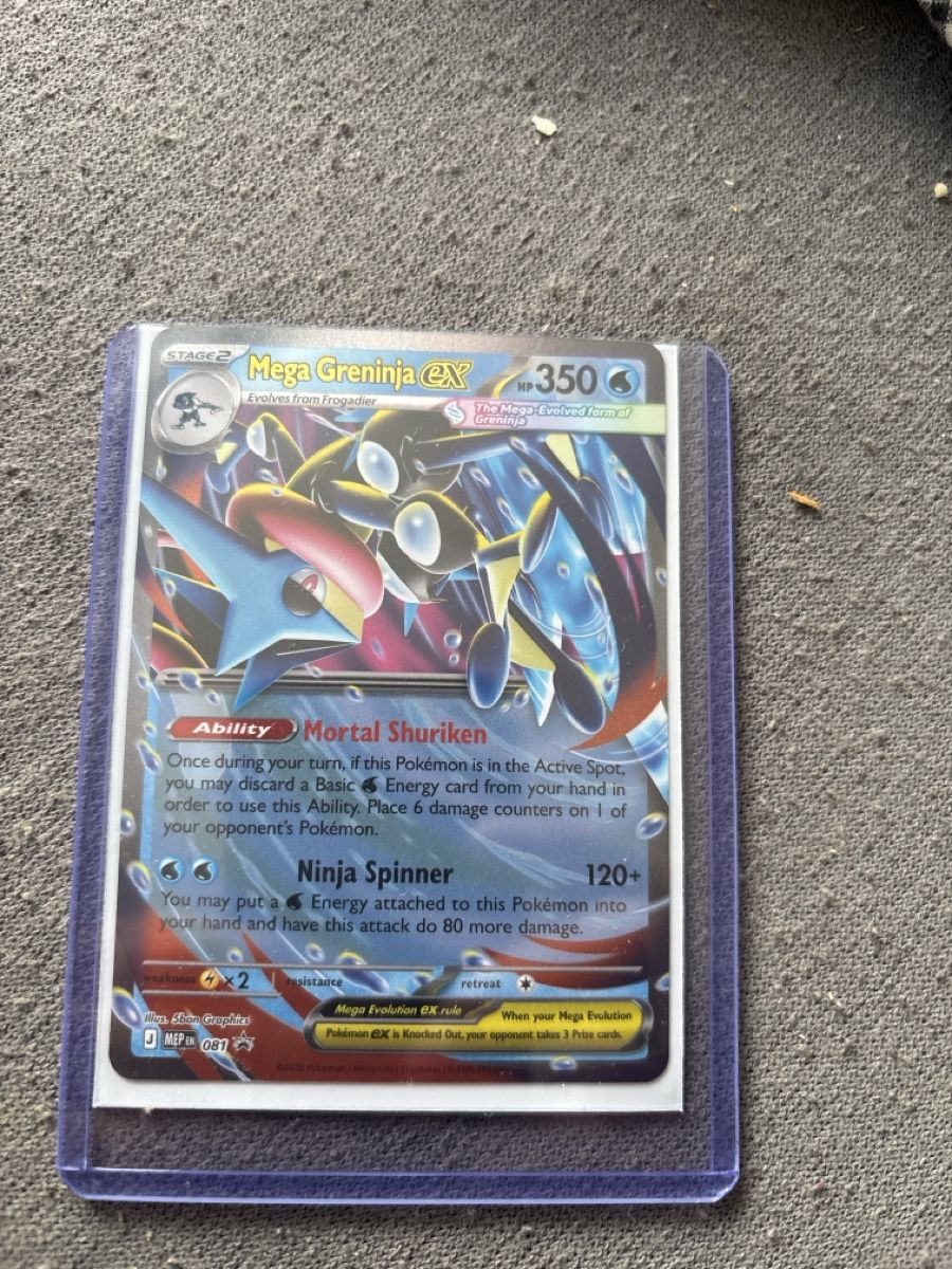 Pokémon Sammelbilder & Trading cards: Pokemon Karte Mega Greninja EX – Neu (gemäss Beschreibung) aus Gächlingen von bil_9j8h