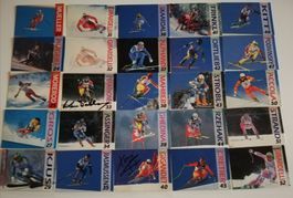 25 Ski Alpinlegenden 9x6,5 teilweise signiert