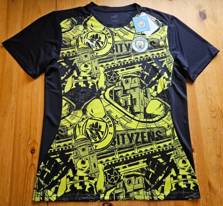Manchester City Einlaufshirt NEU Gr. L Puma MCFC Trikot