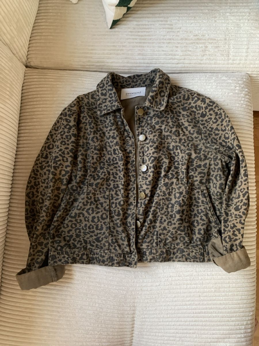 Promod Giacche: Veste en jeans léopard - PROMOD – Usato da Prangins venduto da val_2c72