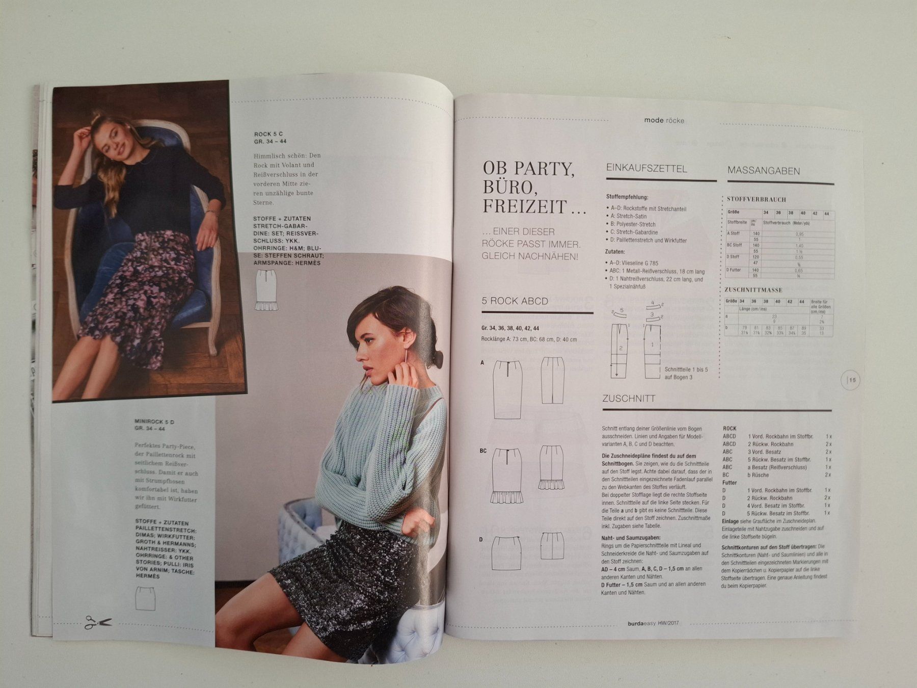 Riviste & Magazine: Burda Easy Nähzeitschrift mit Schnittmusterbogen – Nuovo e nell'imballaggio originale da Oensingen venduto da SpiPhEg46 4
