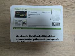 3 Tickets Real 80 90 Party im Presswerk Arbon 19.09.2026