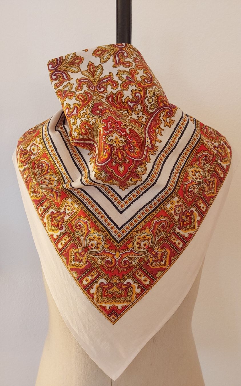 Foulard & Sciarpe: Tuch Baumwolle quadratisch – Usato da Köniz venduto da scopello12