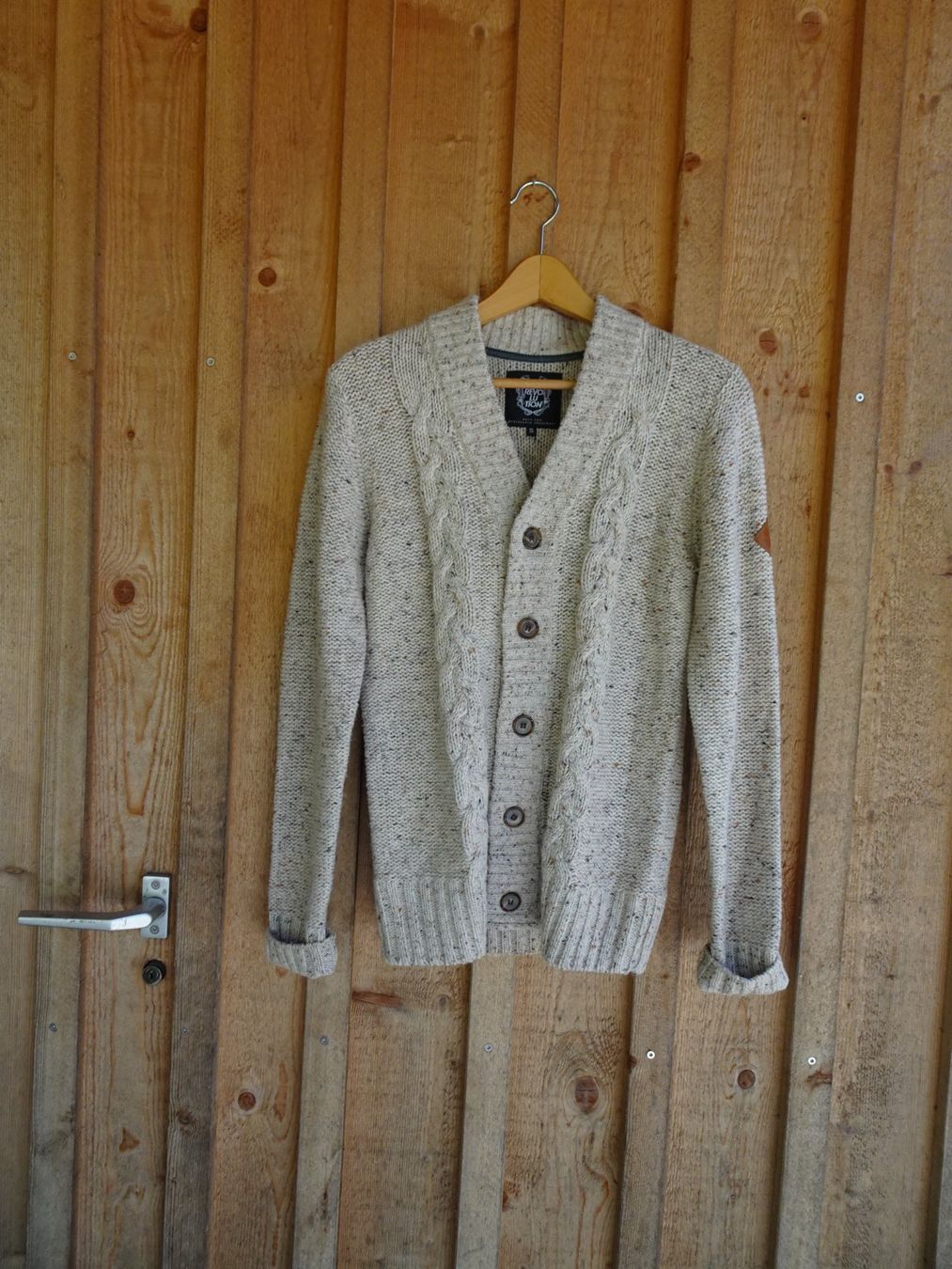 Giacche: Beige melierte Strickjacke von Revolution Gr. S - M80 – Usato da Küssnacht am Rigi venduto da Good4Deckeli