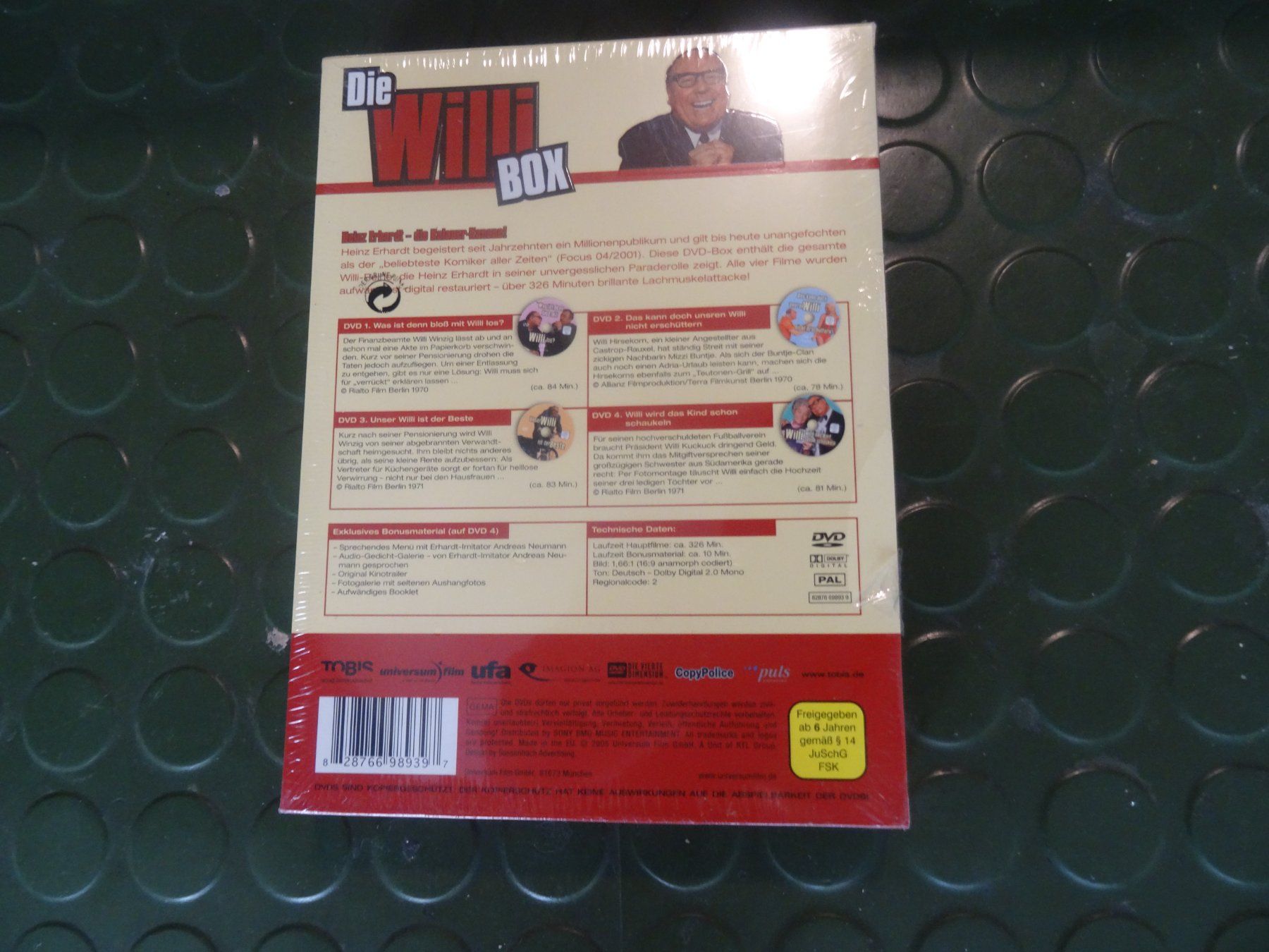 Alle DVDs: Heinz Erhardt - Die Willi Box - DVD - NEU – Neu und originalverpackt aus Olten von Disc-Verkauf 1