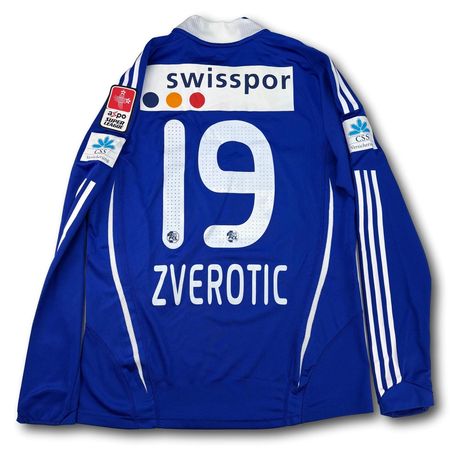 FC Luzern – 2008–09 – Matchworn – Heimtrikot – M – adidas – 