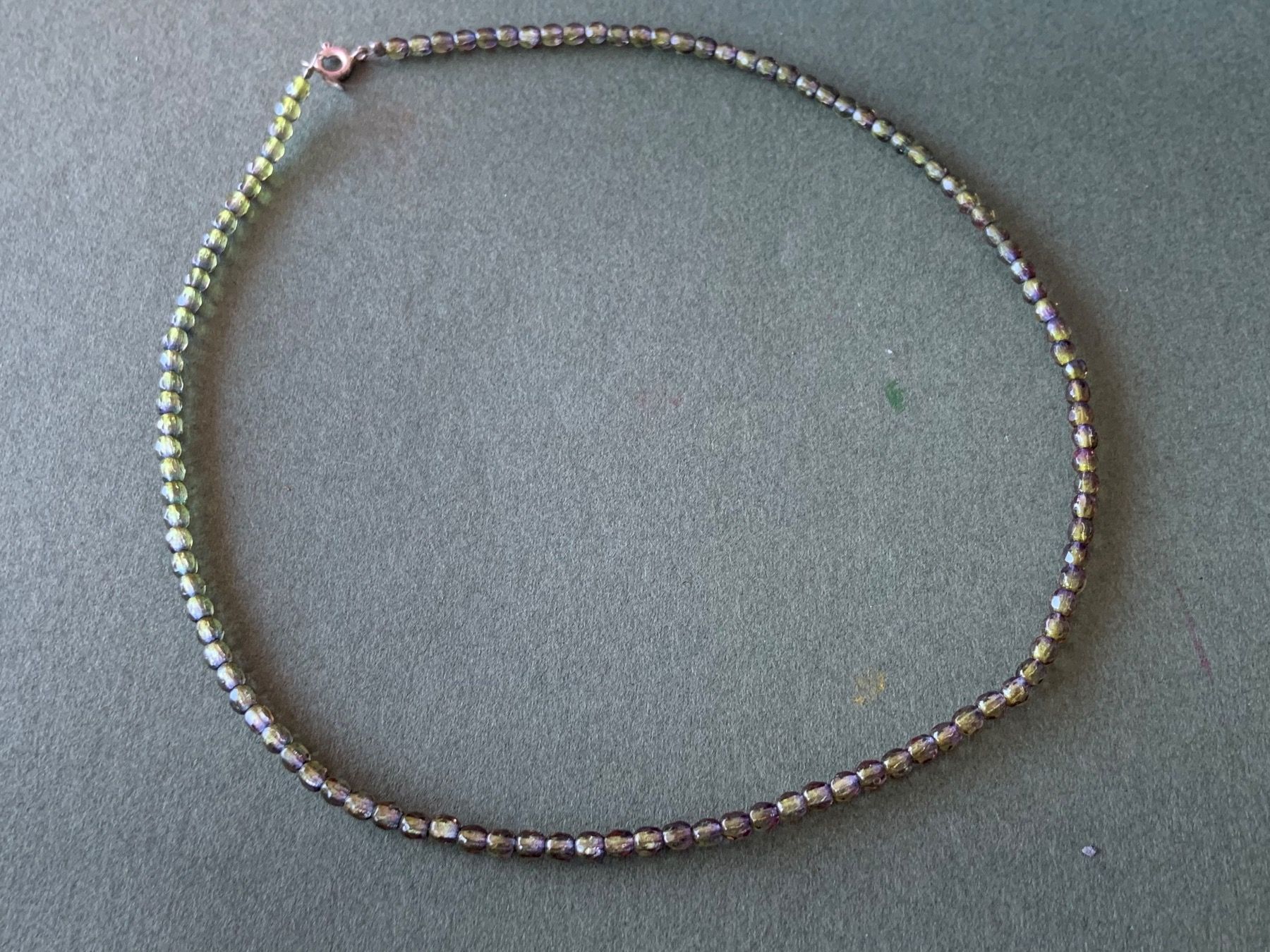 Catenine: Glasketteli grüen-violet (37 cm) – Usato da Laufen venduto da Bellebellezza 9
