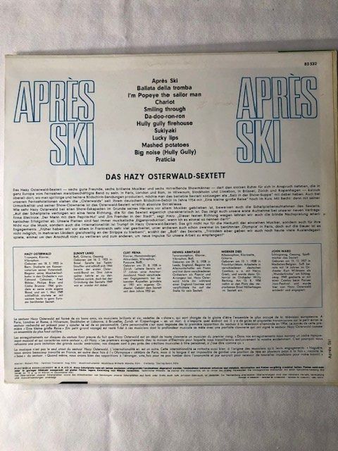 Dischi in vinile: Hazy Osterwald Sextett – Usato da Aarwangen venduto da Jukebox3 3