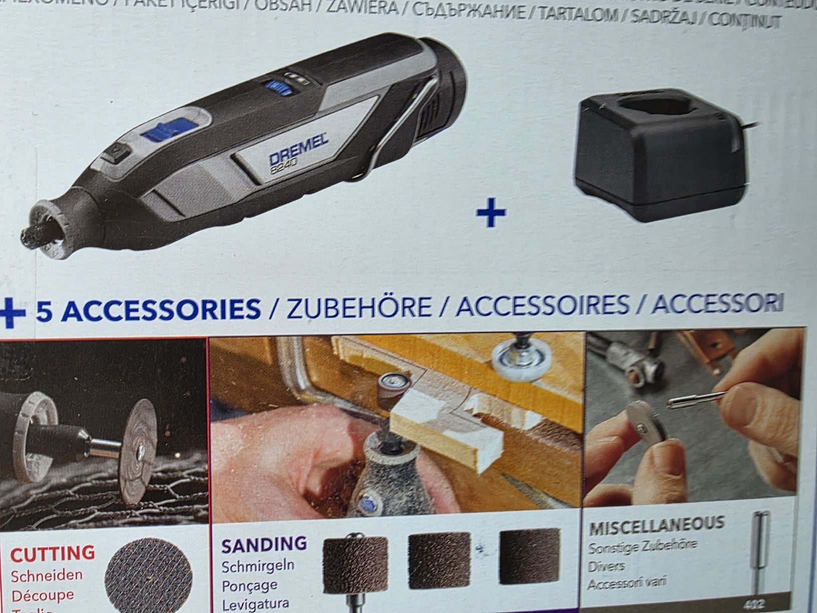 Dremel Alle Werkzeuge: Outil Dremel 8240 sans fil – Neu und originalverpackt aus Fribourg von Patter10 3