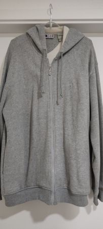 Sweater à capuche Fila gris homme