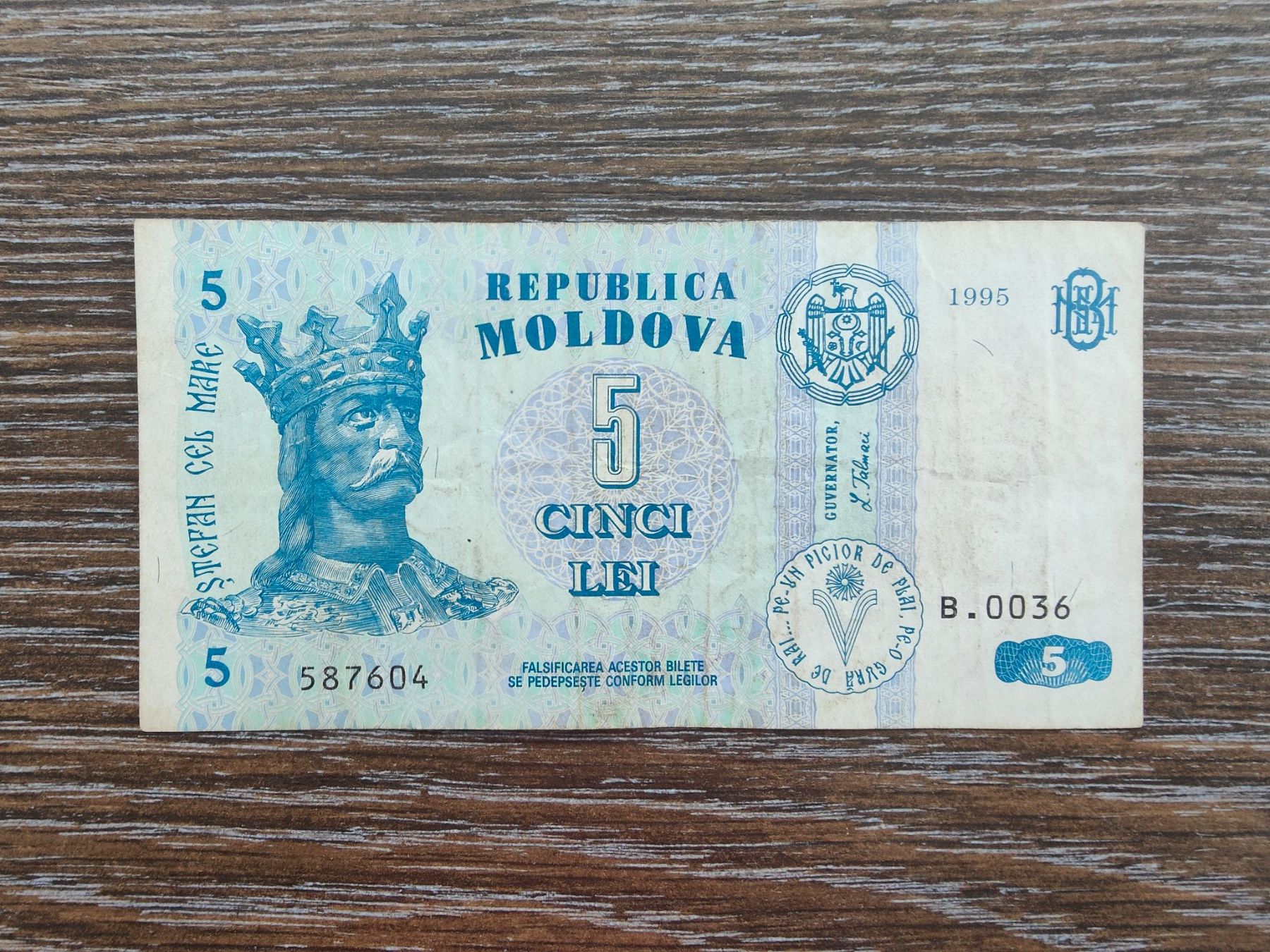 Billets de banque: Moldawien 5 Lei 1995 !!!!!!! – D'occasion à Flaach par Lonzo99