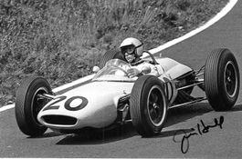 Hall,  Lotus-BRM 1963, original signiert!
