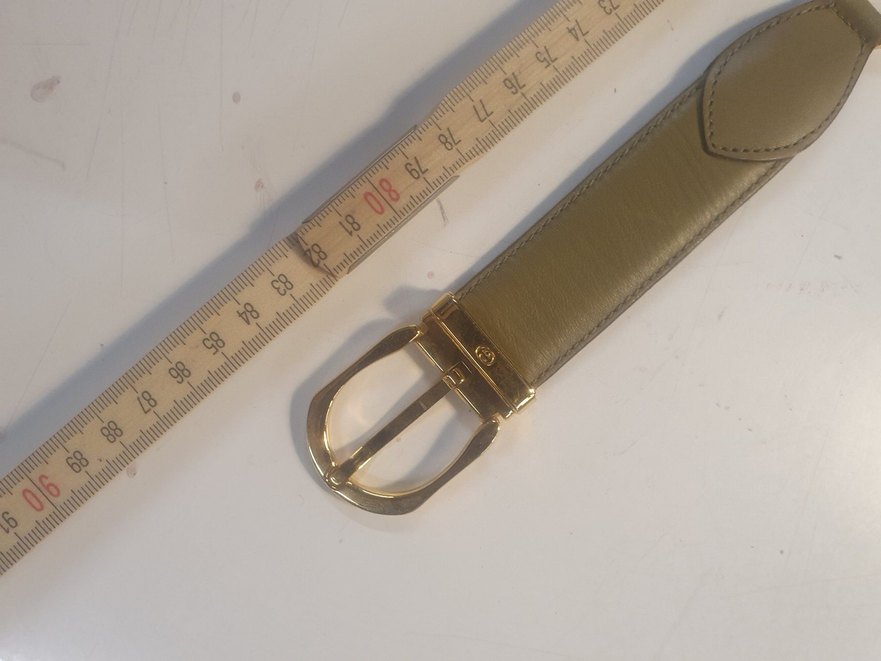 Cinture: Damengurt 3 Teilig oliv 80 cm – Usato da Zürich venduto da loosebone 1
