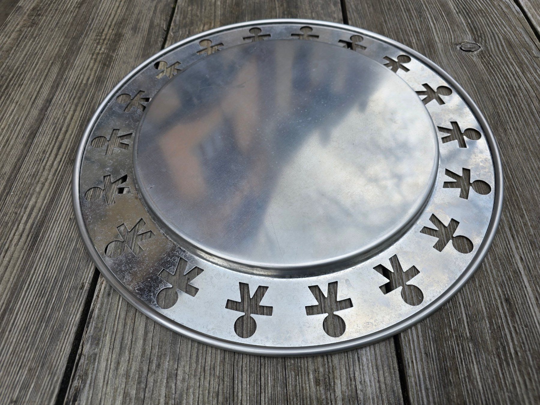 Alessi Piatti di portata: Metall: Alessi Serviertablett 40 cm – Usato da Romanshorn venduto da Rachacha 2