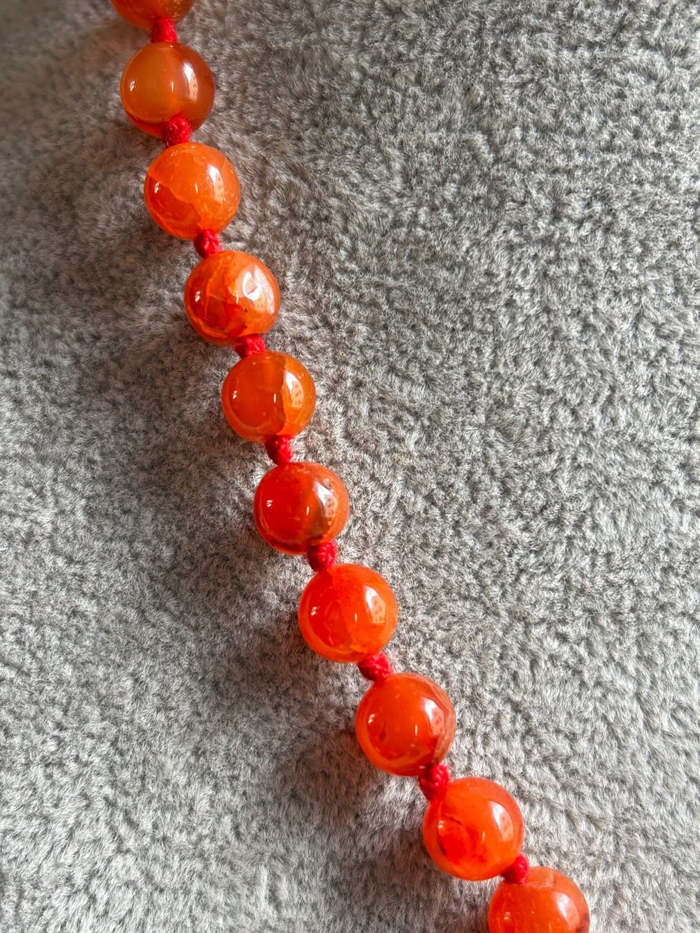 Ketten: Karneolkette orange-rot (46 cm) – Gebraucht aus Dittingen von Bijoubelle 3