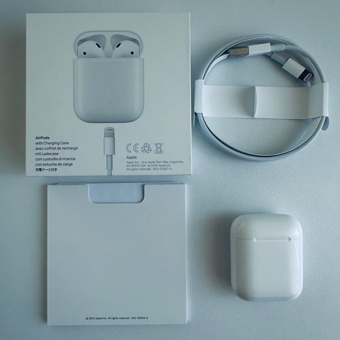 Apple Cuffie: Original Apple AirPods 2 Kopfhörer Wireless Lightning Kabel – Usato da Basel venduto da MY.AIRPODS.SHOP 1