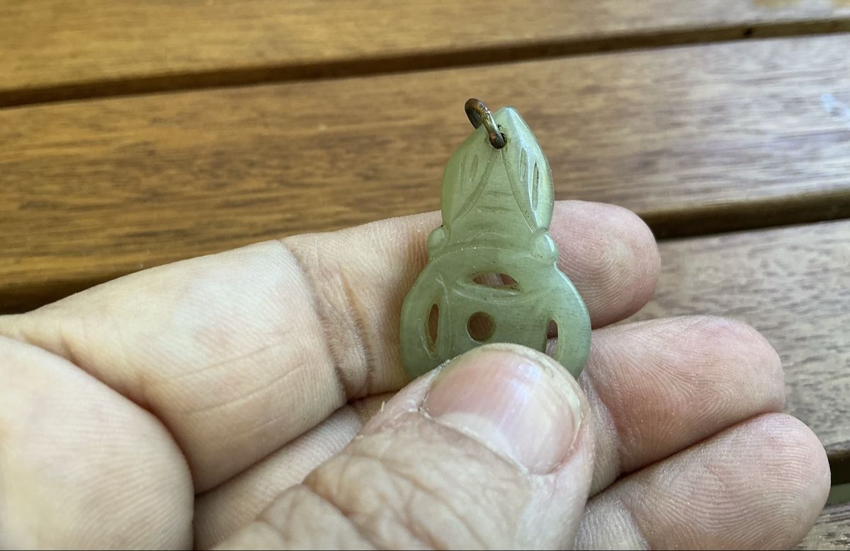 Ciondoli: Anhänger aus hellgrüner Jade – Usato da Basel venduto da Ajscha7o1