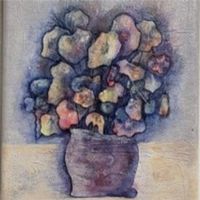 Acryl Blumenstrauss 