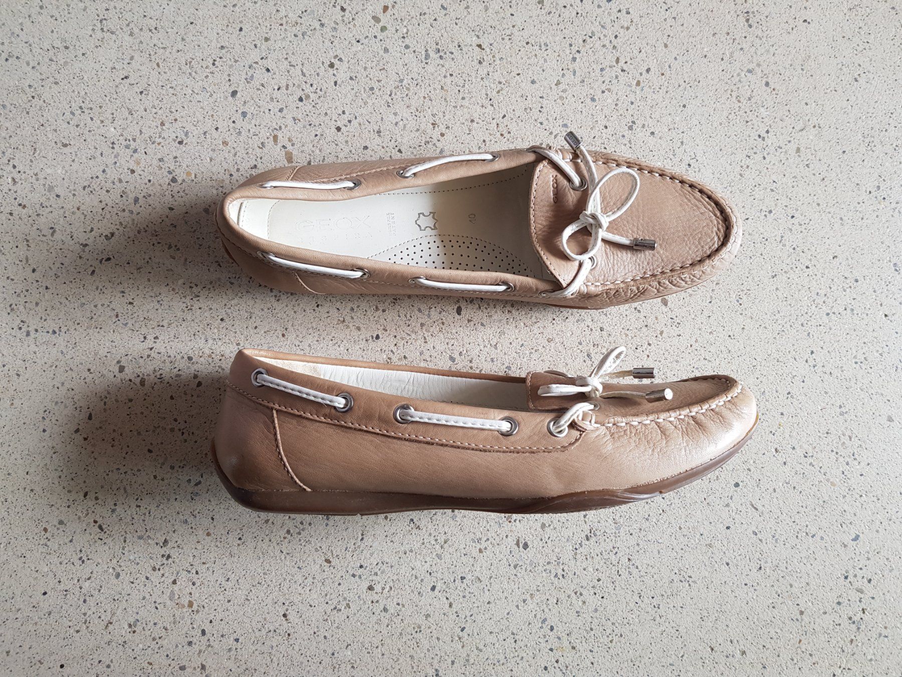 Geox Scarpe da donna: Geox Leder Mokassin Grösse 40 – Usato da Basel venduto da chien008 3