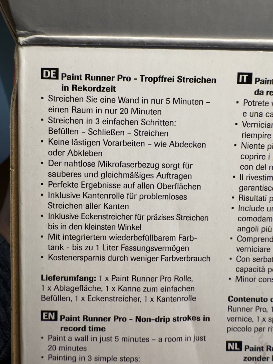 Tutti gli attrezzi: Maler Set Malerroller Roller – Usato da Niederbüren venduto da Oetschli 5