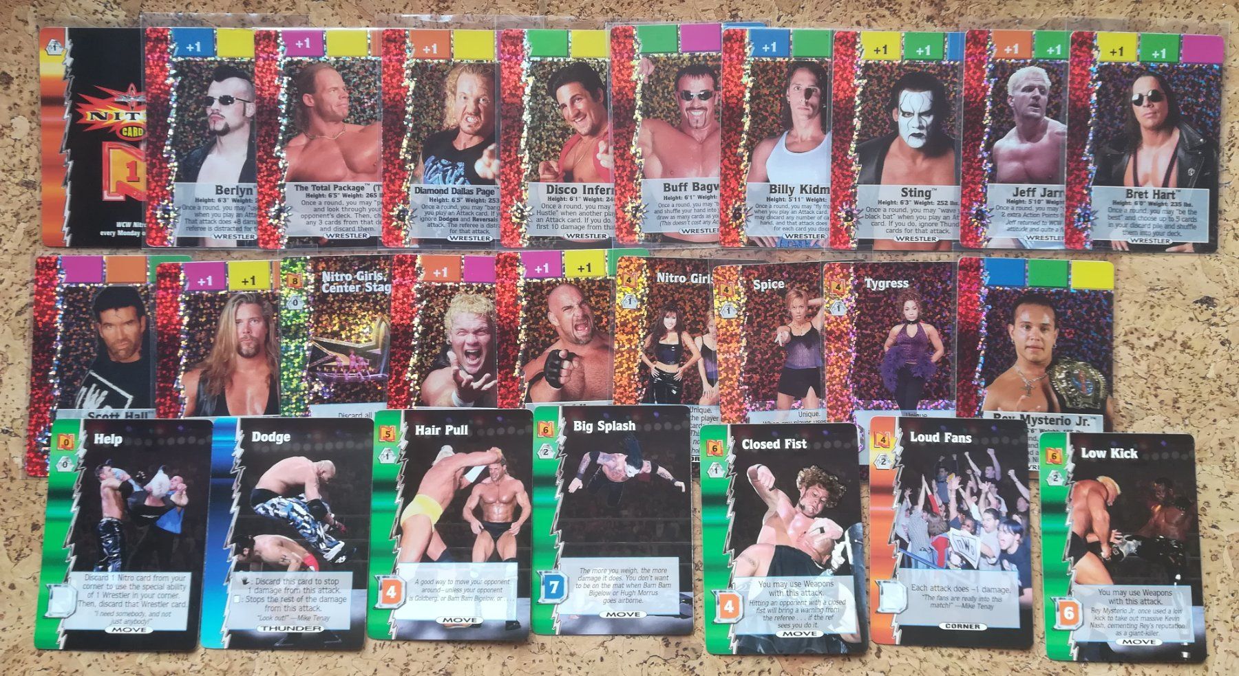 WCW 18 Rare Foil (Goldberg Rey Mysterio NWO Sting) WWE (Gebraucht) in ...
