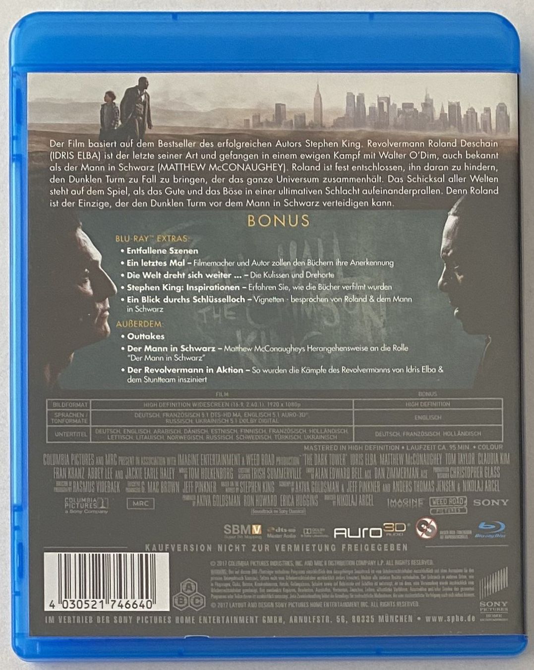 Alle DVDs: Der dunkle Turm (Versandkostenfrei) – Gebraucht aus Flums von Asquillo 1