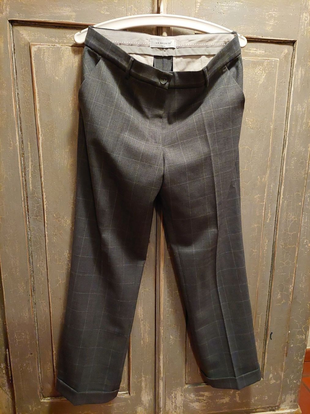 Pantaloni: Via Masini 80 . Wolle-Polyester grau 38 – Nuovo e nell'imballaggio originale da Besenbüren venduto da teluride89 1
