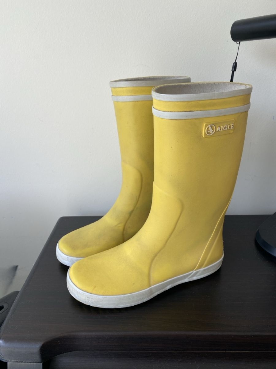 Scarpe per ragazzi: Bottes de pluie Aigle jaune taille 32 – Usato da Baden venduto da ric_hp5k