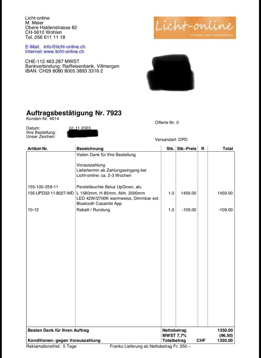 Belux Lampen: Pendelleuchte Belux UpDown – Gebraucht aus Seon von girlone 2