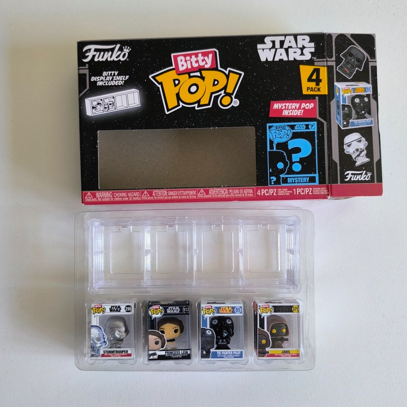 Funko Statuette: 4x Funko Bitty Star Wars mit CHASE Stormtrooper & Display – Nuovo (secondo la descrizione) da Muttenz venduto da hak_dsk9