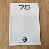 ALFA ROMEO 75 Verkaufsprospekt TWIN SPARK und 3.0 AMERICA