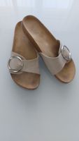 Esprit Sandalen Damen Gr. 40 ecru - wie BIRKENSTOCK - Leder