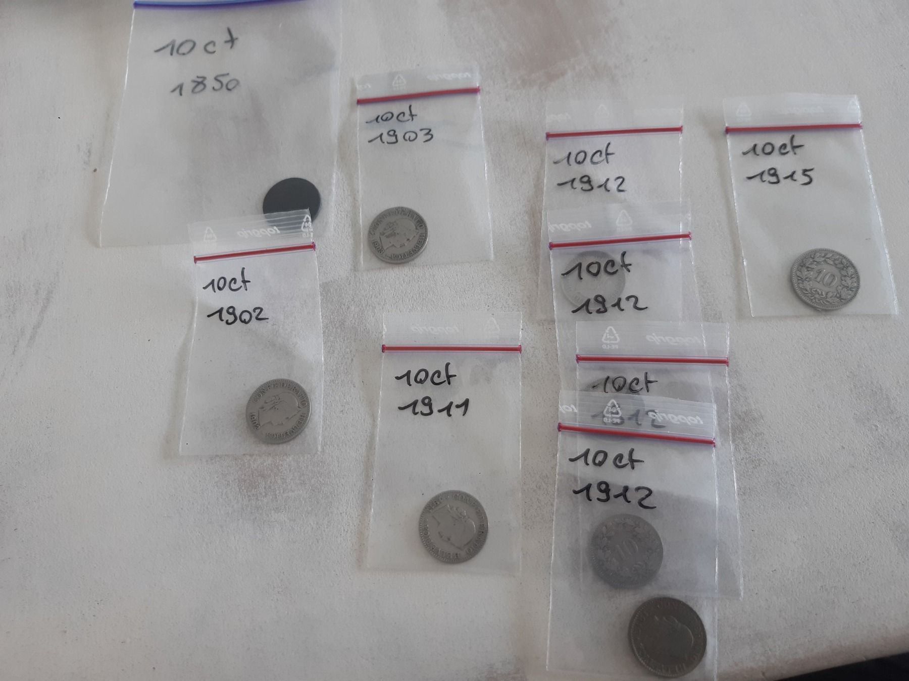 Toutes les monnaies: 10 centimes suisse – D'occasion à La Place (Ayent) par Tho57
