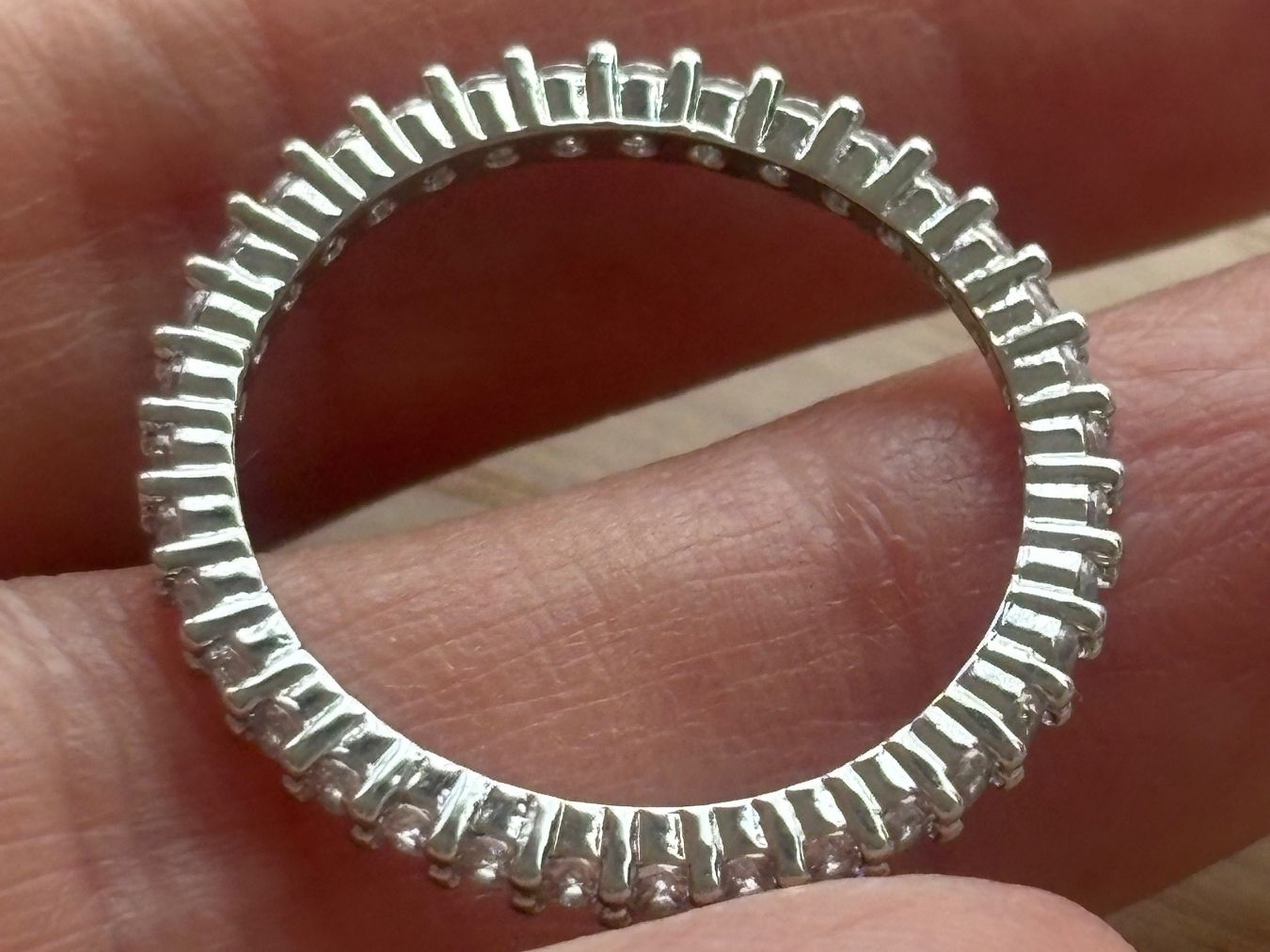 Anelli: Luxus Elegante Gr.18/8 Ring Memoire Farbe : Silber – Nuovo (secondo la descrizione) da Biel-Bienne venduto da Roserosse13 1