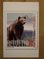 AK mit Tier Briefmarken Motiv von Michéle Berri