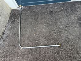 Duschvorhangstange Kleiderstange