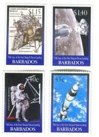 Briefmarken "Apollo 11". Barbados.