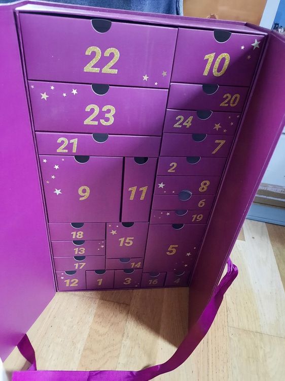 Faltbarer Adventskalender Zum Selbstbefüllen - 24-teilige Countdown-Box Für Weihnachten