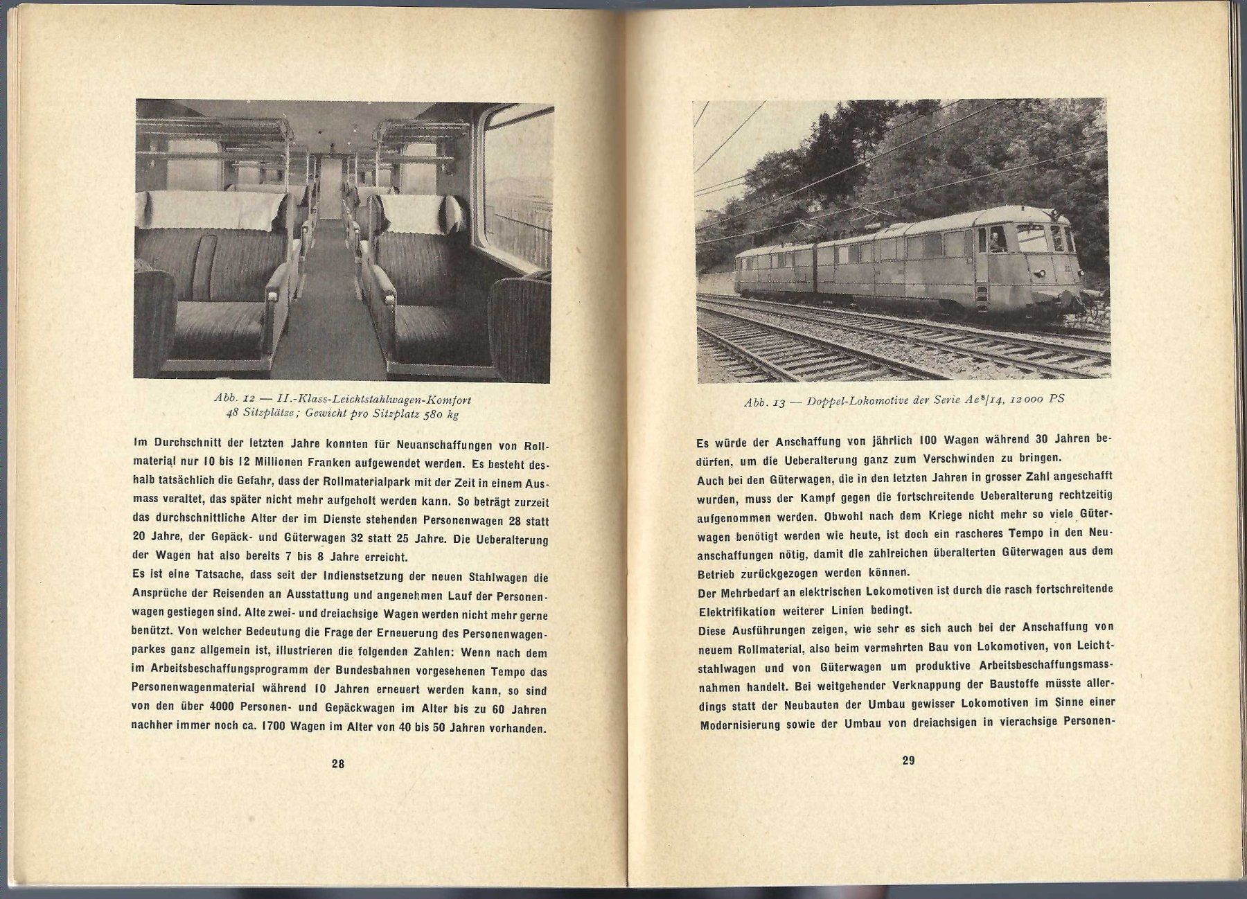 Bücher: Das Arbeitsbeschaffungsprogramm der SBB. 1944. – Gebraucht aus Horw von SwissSteamMemories 2