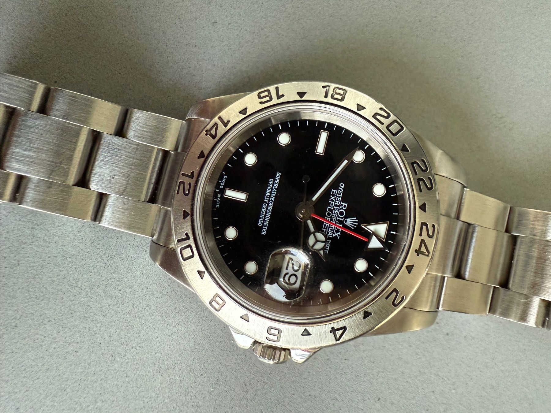 Rolex Orologi: Rolex Explorer II Ref. 16570 - 2004 - mit Papieren &Hangtags – Usato da Zuzwil SG venduto da Phil.J 1