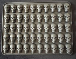 Eiswürfelform Totenkopf