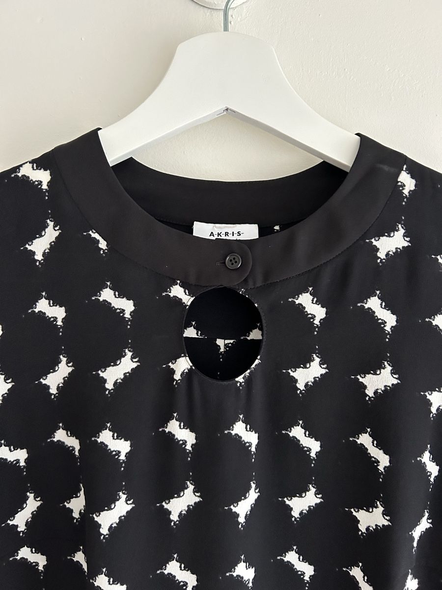Akris Camicette: Pretty printed blouse Akris Punto 34 – Nuovo (secondo la descrizione) da Sankt Gallen venduto da DDDAAA 2