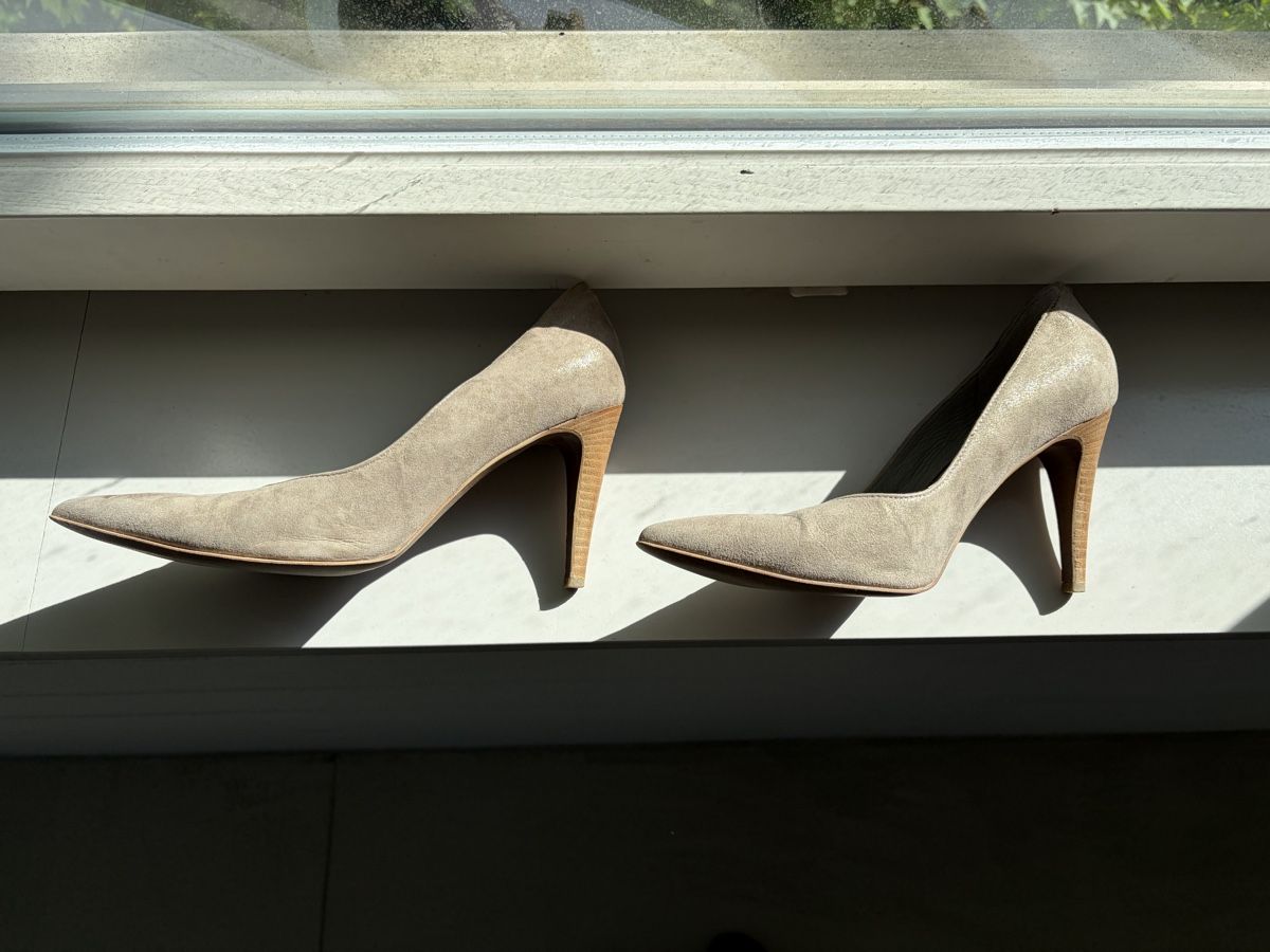 Scarpe da donna: Highheel - Pumps - grau-beige-gold – Usato da Zürich venduto da shopping07 2